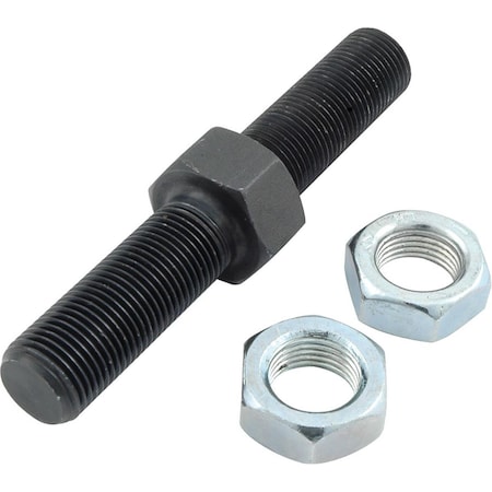 Allstar Performance 0.62 in.-18 Steel Double Adjuster; Black Oxide ALL56196